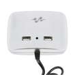 Multiplicator 3 prize 12-24V cu fir, 2 USB-uri, 2.1A, 120W, alb, Pulse MLS511W