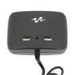 Stecher 3 prize 12/24V cu fir, 2 USB-uri, 2.1A, 120W, negru, Pulse MLS511B