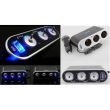 Stecher 3 prize 12 / 24V cu fir, intrerupator si USB, 0092-301028 AutoMax