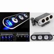 Stecher 3 prize 12 / 24V cu fir, LED, intrerupator si USB, 58614 Carmotion