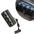 Stecher 4 prize 12V/24V, cu USB 1000mA WF074