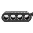 Stecher cu 4 prize, 2xUSB-A, 1xUSB-C, 12-24V, 120W, cablu 80cm, Tire Track, 04367 Amio