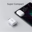 Incarcator priza 220V - USB-C, 5V QC 3.0, PD, 18W, alb Choetech Q5004
