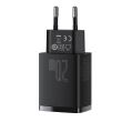 Incarcator rapid cu 2 USB-uri, priza 220V, 5V, 20W, USB-C, USB-A 20723 Baseus