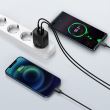 Incarcator rapid cu 2 USB-uri, priza 220V, 5V, 20W, USB-C, USB-A 20723 Baseus