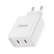 Incarcator rapid cu 2 USB-uri, priza 220V, 2xUSB-C 40W, 3AQC, 03892 Amio