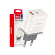 Incarcator rapid cu 2 USB-uri, priza 220V, USB-C si USB-A, 30W, 3AQC, tehnologie GaN, 04286 Amio