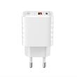 Incarcator rapid cu 2 USB-uri, priza 220V, USB-C si USB-A, 38W, 3AQC, GaN PD, 04287 Amio