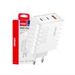 Incarcator rapid cu 3 USB-uri, priza 220V, 2xUSB-C si 1xUSB-A, 65W, 3AQC, 04289 Amio