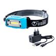 Lanterna frontala, Led COB, cu senzor de miscare, reincarcabila USB, 1400 mAh, 5W, 350lm, 6500K, 63305 Carmotion