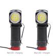 Lanterna cap frontala PNI Adventure F75, Led 6W, 600 lm, magnet, reincarcare USB
