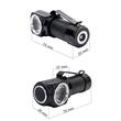 Lanterna cap frontala PNI Adventure F75, Led 6W, 600 lm, magnet, reincarcare USB
