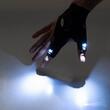 Set 2 manusi lanterna cu 2 LED-uri, rezistente la apa, marime universala, 03107 Amio