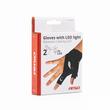 Set 2 manusi lanterna cu 2 LED-uri, rezistente la apa, marime universala, 03107 Amio