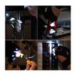 Set 2 manusi lanterna cu 2 LED-uri, rezistente la apa, marime universala, 03107 Amio