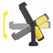 Lanterna lucru LED COB, cu magnet si carlig, 220lm, cu baterie, 580.40 Alca