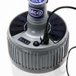 Lampa solara camping, cu LED, 200 lm, reincarcabila prin USB sau energie solara, cu telecomanda si carlig, 572.30 Alca