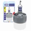 Lampa solara camping, cu LED, 200 lm, reincarcabila prin USB sau energie solara, cu telecomanda si carlig, 572.30 Alca