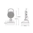 Lampa lucru LED, magnet, 4 functii, 3 moduri de iluminare, incarcare telefon, L0159 TruckLed