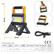 Lampa lucru LED-COB, 12W, 1000lm, reincarcabila USB, cu maner si magnet, cu functie de powerbank, 2400mAh, LA0300 TruckLed