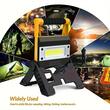 Lampa lucru LED-COB, 12W, 1000lm, reincarcabila USB, cu maner si magnet, cu functie de powerbank, 2400mAh, LA0300 TruckLed