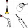 Lanterna telescopica cu magnet, recuperator cu LED, 19,5-81cm, 58101 Carmotion
