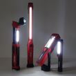 Lanterna lucru LED cu acumulator, 40cm, 12/24V 220V, USB, magnet, 02172 Amio