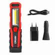 Lanterna lucru LED 3W cu 1W cu magnet si carlig, 1800ah, reincarcabila 12/220V, 02171 Amio
