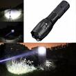 Lanterna tactica LED, 10w, 300lm, reincarcabila USB, 1200mAh, aluminiu, zoom, 5 functii, 13cm, LA0203