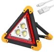 Triunghi reflectorizant cu lanterna, acumulator si incarcare solara 7709 Sep