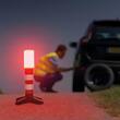 Lumina de semnalizare urgenta, alb si rosu, magnetica, MNC 55760