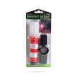 Lumina de semnalizare urgenta, alb si rosu, magnetica, MNC 55760