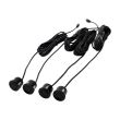 Set 4 senzori de parcare cu afisaj cu LED, negri, fi22 01565 Amio