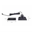 Set 4 senzori de parcare cu afisaj cu LED, montare pe bara negri, Truck, Van, 02286 Amio