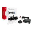Set senzori parcare fata si spate, albi, fi22 cu avertizor sonor 01599 Amio