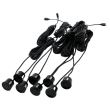 Set 8 senzori parcare 4 spate 4 fata, negri, fi22, cu alarma 01575 Amio