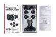 Kit senzori presiune si temperatura aer roti, TPMS, Bluetooth, afisaj LCD, 02091 Amio
