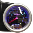 Ceas tahometru turatii, fi52mm, efect oglinda, 7 culori RFLX544 RaceSport