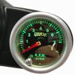 Ceas tahometru turatii, fi52mm, efect oglinda, 7 culori RFLX544 RaceSport