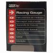 Ceas tahometru turatii, fi52mm, efect oglinda, 7 culori RFLX544 RaceSport
