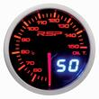 Ceas indicator temperatura ulei, digital, LED, fi52mm, 12V, multicolor, cu senzor si suport, RSP GLED528 RaceSport