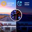 Ceas indicator presiune ulei, digital, LED, fi52mm, 12V, multicolor, cu senzor si suport, RSP GLED524 RaceSport 