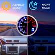 Ceas indicator RPM turatii, digital, LED, fi52mm, 12V, multicolor, cu suport, RSP GLED544 RaceSport