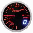 Ceas indicator presiune turbo, digital, LED, fi52mm, 12V, multicolor, cu senzor si suport, RSP GLED701 RaceSport