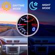 Ceas indicator presiune turbo, digital, LED, fi52mm, 12V, multicolor, cu senzor si suport, RSP GLED701 RaceSport