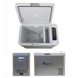 Frigider auto cu compresor 35L, 12V-24V-230V, 45W, -20°C, conectare bluetooth, cu aplicatie pe telefon, USB, Silver Frost, 07082 Alpicool