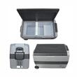 Frigider auto cu compresor 45L, cu 2 compartimente, 12V-24V-230V, 45W, -20°C, conectare bluethooth, cu aplicatie pe telefon, Dual, 07087 Alpicool