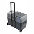 Frigider auto cu compresor 40L, 12V-24V-230V, 45W, -20°C, conectare bluethooth, cu aplicatie pe telefon, USB, Freeze, tip troler, 07084 Alpicool