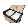 Frigider auto cu compresor 47L, 2 compartimente, 12V-24V-230V, 60W, -20°C, conectare bluethooth, cu aplicatie pe telefon, USB, BK69602