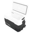 Frigider auto 40L, 12-24V, 220V, 55W, compresor, alb-negru, BK87828